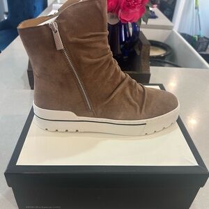 J Slides Stylish Brown Suede Women's Boots